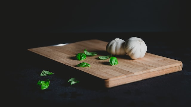 vegetables on cutting board