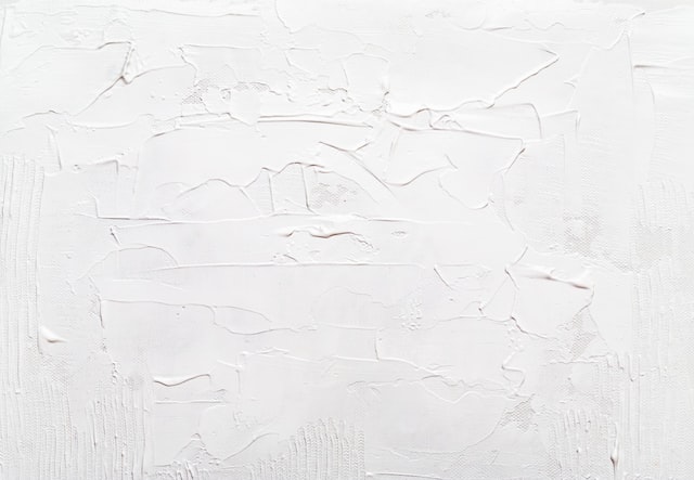 white plaster wall